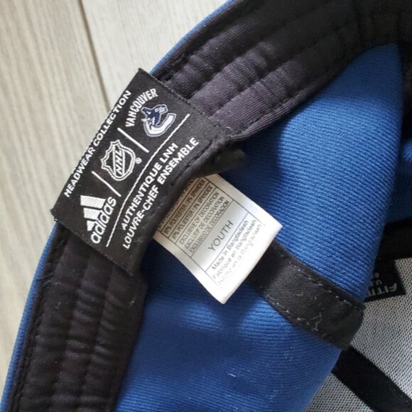 Vancouver Canucks Youth Hat Cap New NWOT Adjustable Back Look - Picture 5 of 6